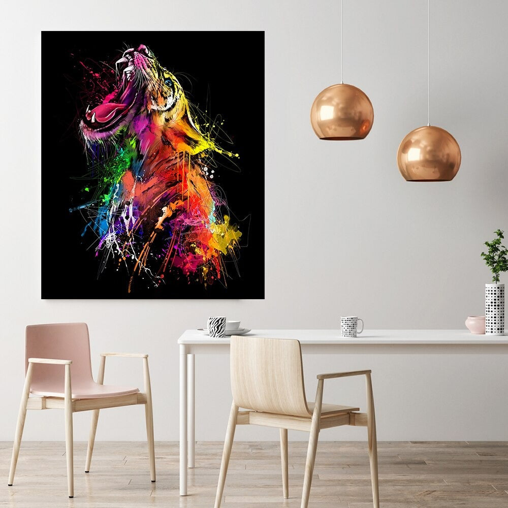 CANVAS - Colorful Tiger