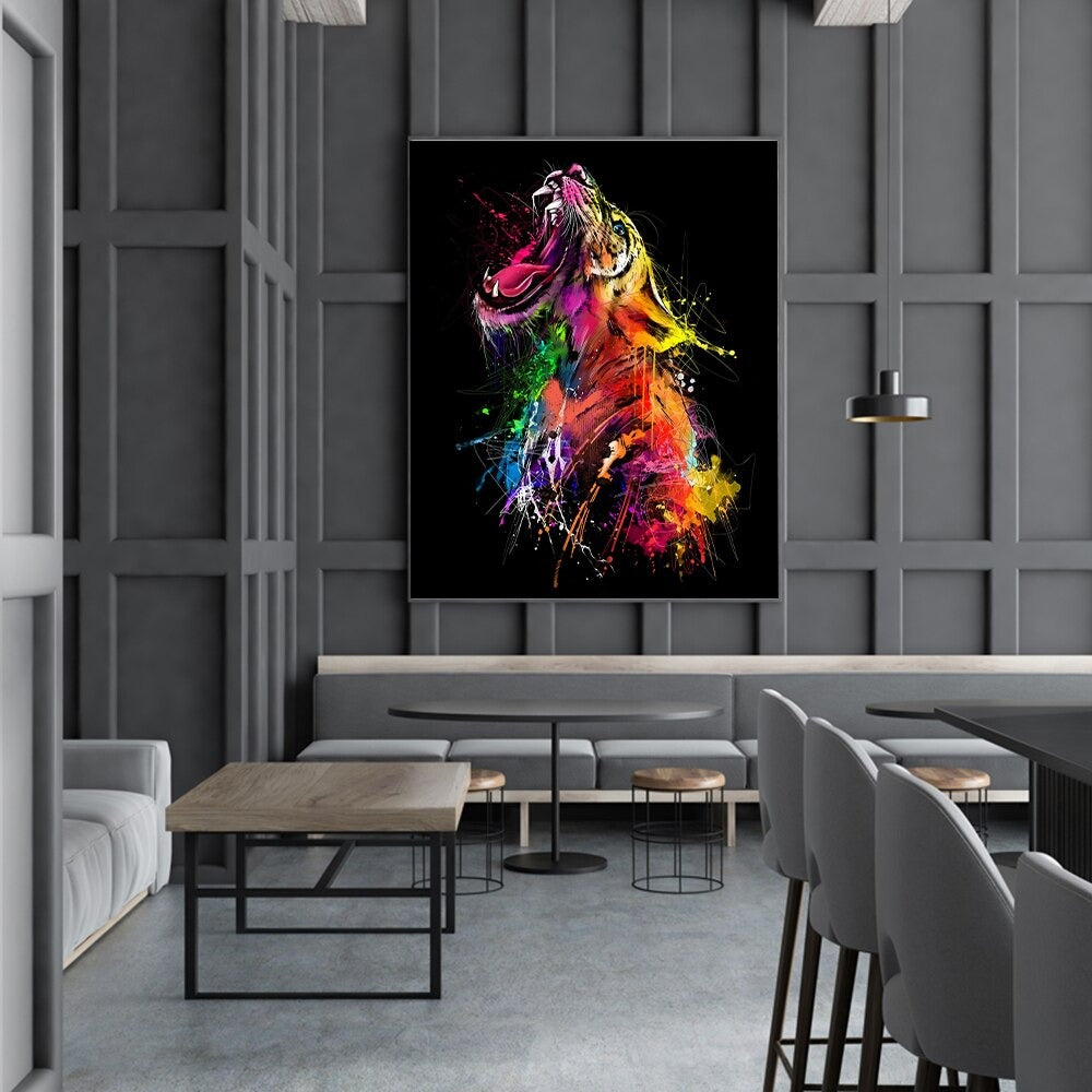 CANVAS - Colorful Tiger
