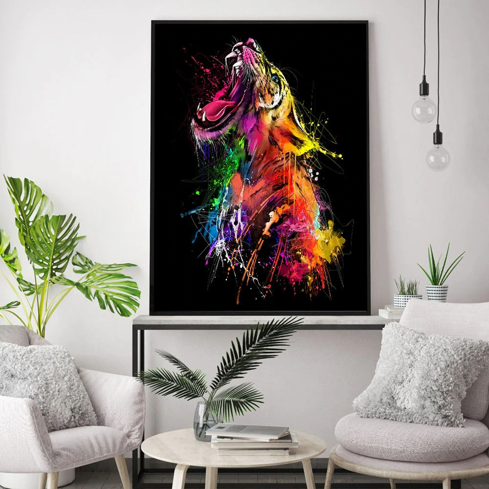 CANVAS - Colorful Tiger
