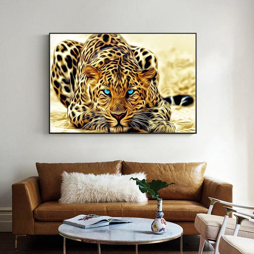 CANVAS - Blue-Eyed Leopard