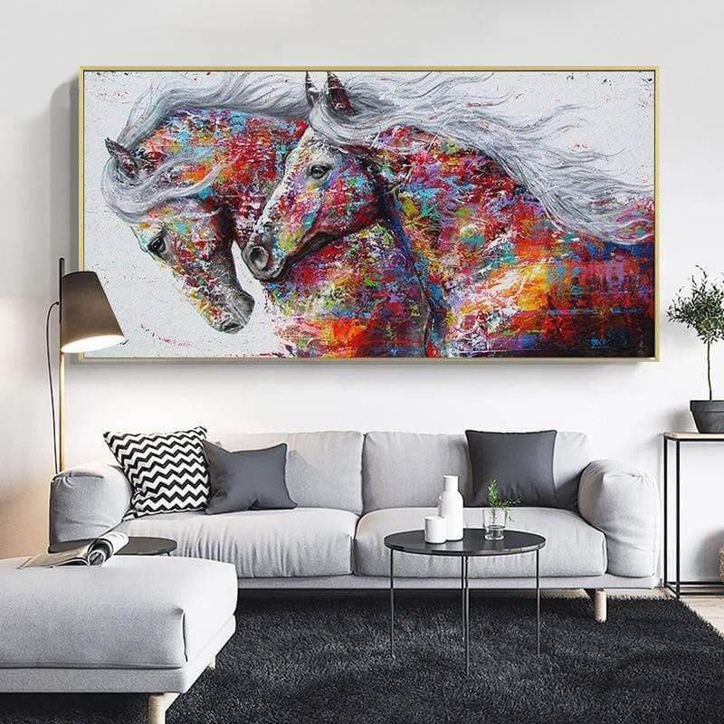 CANVAS - Colorful Horses