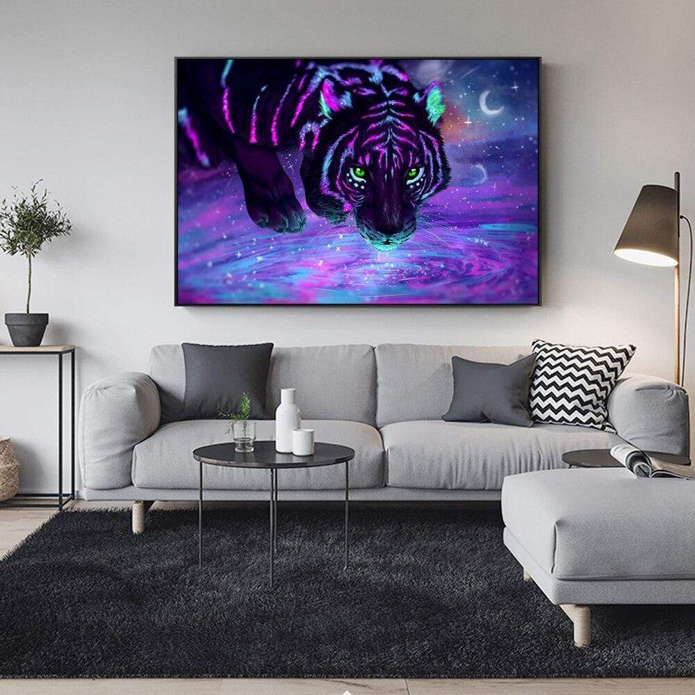 CANVAS - Galaxy Tiger